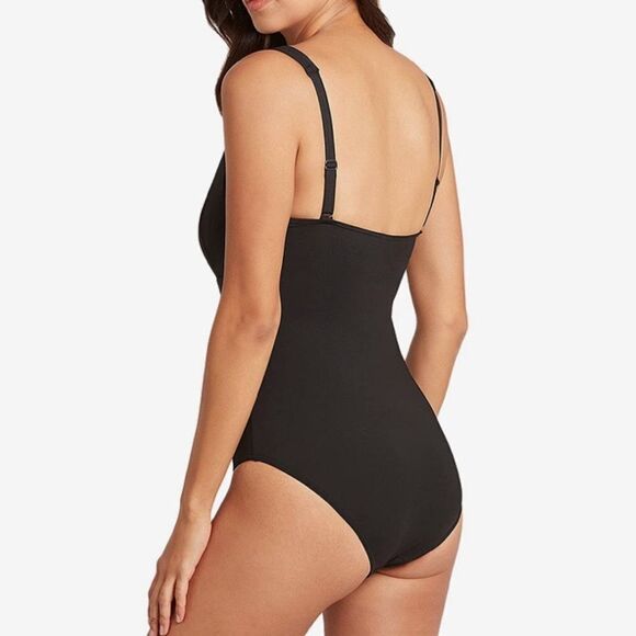 SEA LEVEL Square Neck One-Piece Swimsuit! - Picture 2 of 6